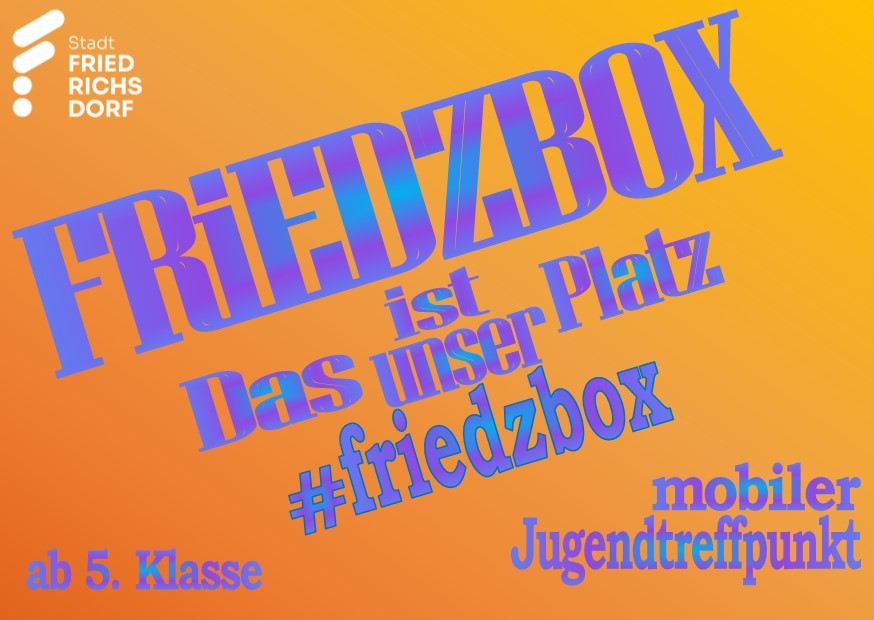 Friedzbox mobiler Jugendtreffpunkt